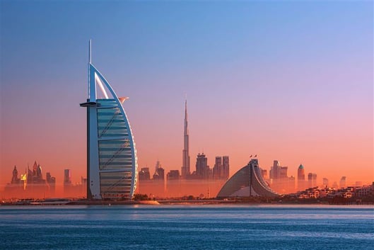Skyline over Dubai