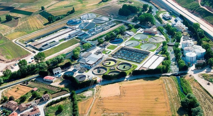 burgos villalonquejar spain aerial view