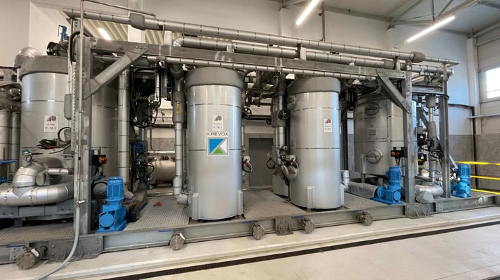 Cambi thermal hydrolysis system at Jarocin