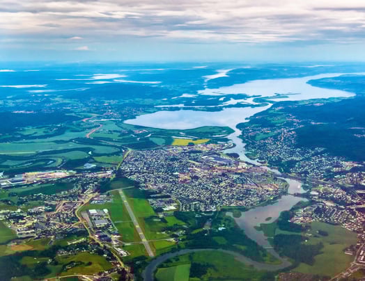 norway lillestroem skyline